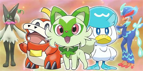 Pokémon Scarlet and Violet starters and starter。